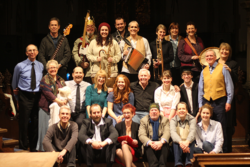 The cast of The Nativity 2014